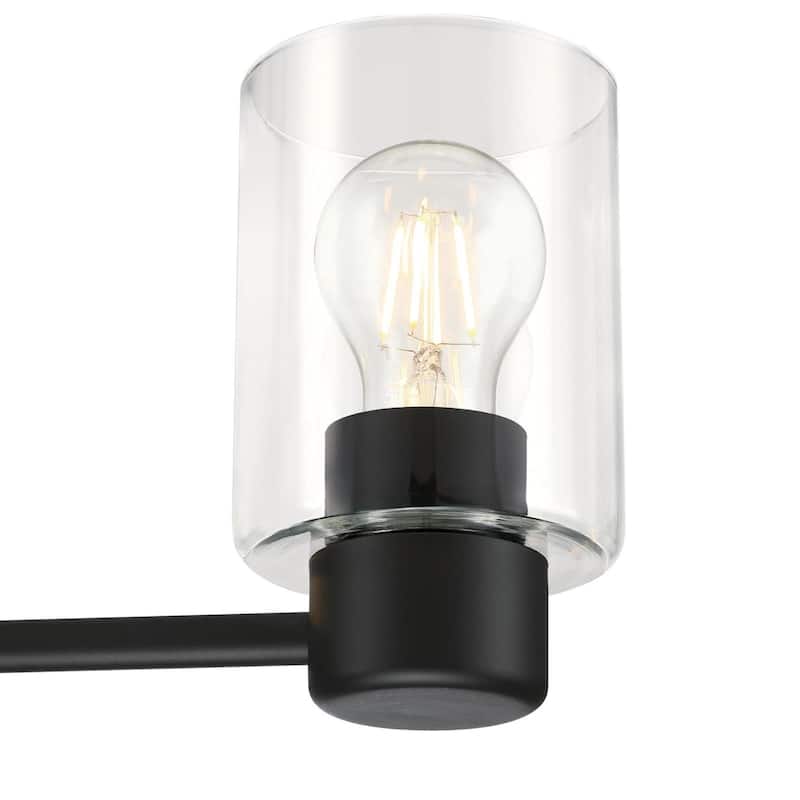Westinghouse Lighting Sylvestre Three-Light Matte Black Indoor Chandelier