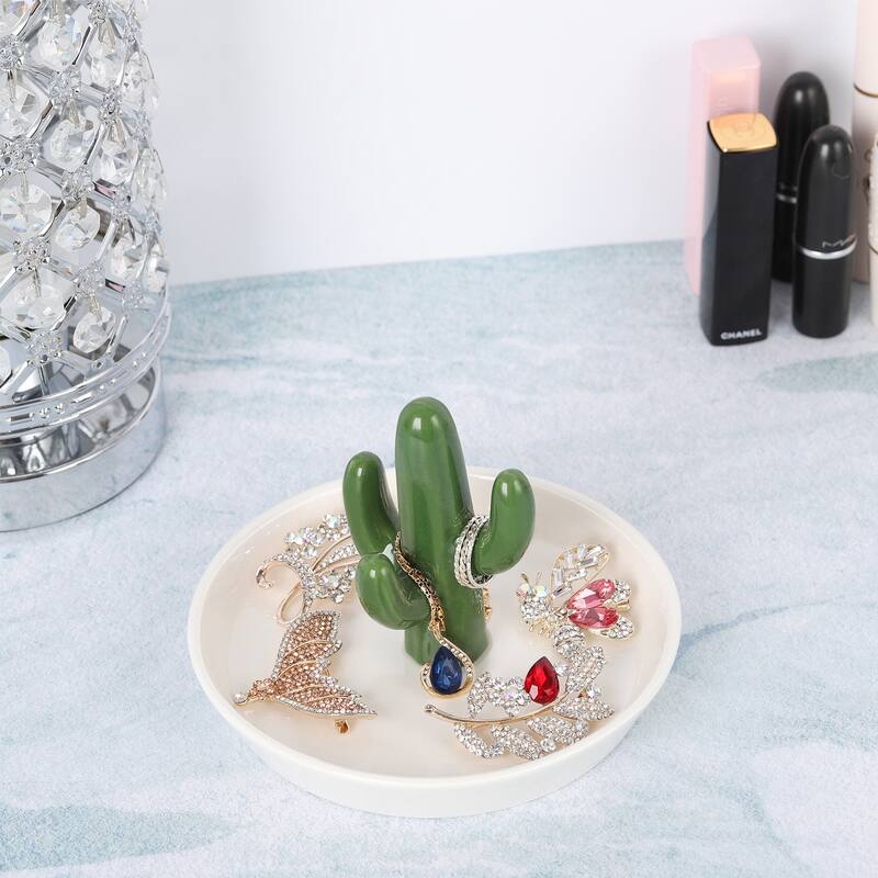 Ceramic Ring Holder Decor Jewelry Dish Organizer