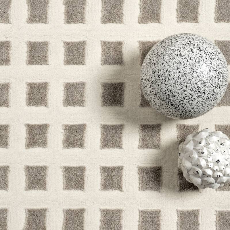 Nuloom Daleyza Checkered Machine Washable Area Rug