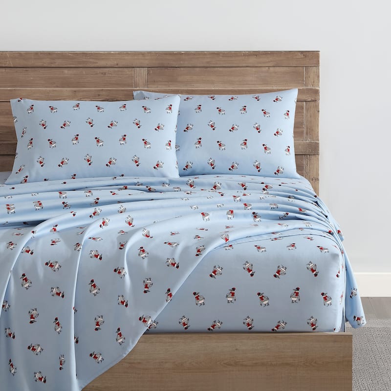 Nautica Cozy Brushed Flannel Printed Sheet Sets