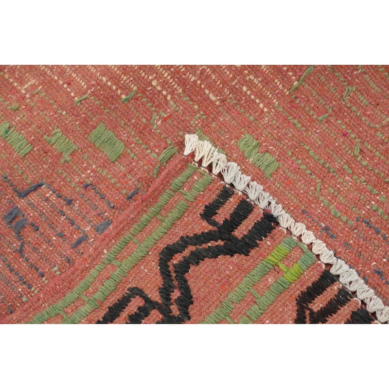 Hand Woven Oriental 100% Wool Carpet Southwestern Tribal Multi-Colored Kilim Area Rug - 10' 3'' X 6' 4''