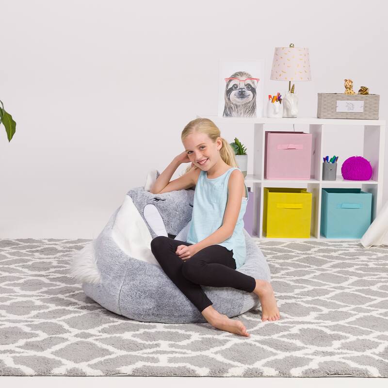 Bean Bag, Soft and Cozy Animal Bean Bag Chair - Child Proof Closure