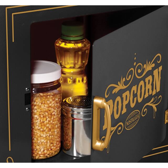 Nostalgia Vintage 10-Ounce Vintage Professional Popcorn Cart - 59-Inches Tall