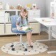 preview thumbnail 16 of 28, Gymax Kids Desk Chair Ergonomic Swivel Children Mesh Study Height