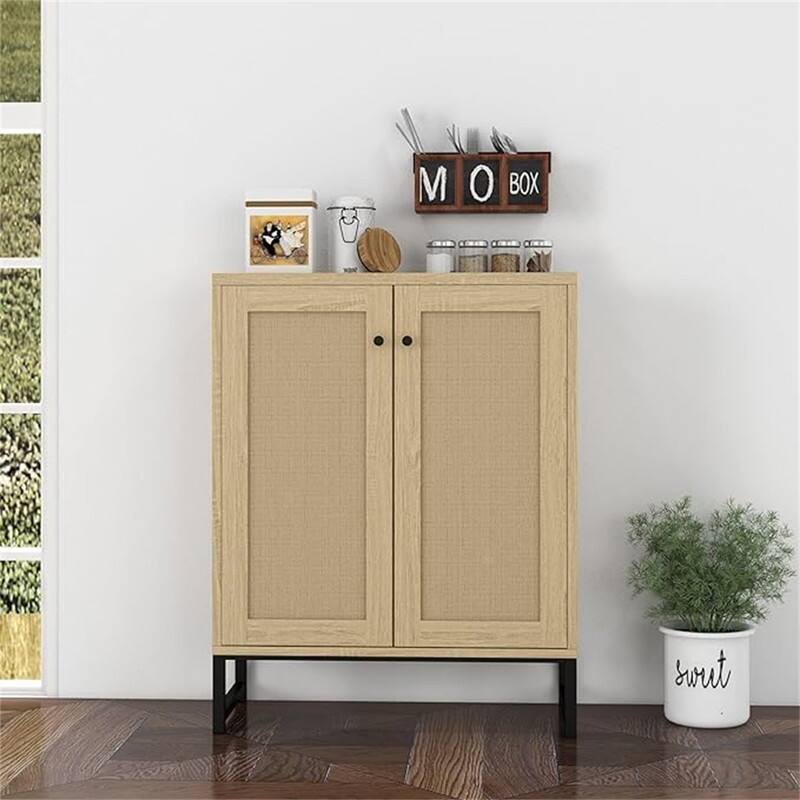 Sideboard Buffet Table - 15"D x 27.16"W x 35"H