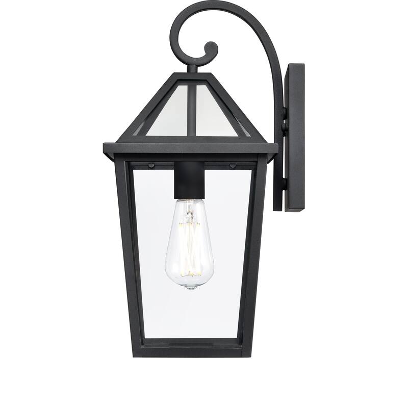 Millennium Lighting Eston 1 Light Outdoor Wall Sconce in Powder Coat Black