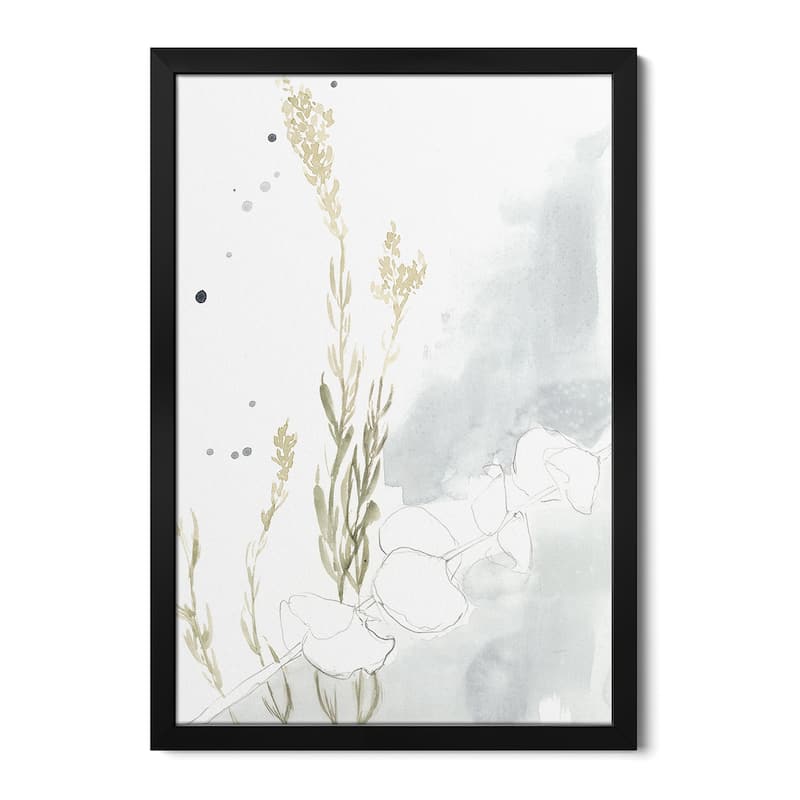 Wildflower II Premium Framed Poster by Jennifer Goldberger - Black - 32x24x1