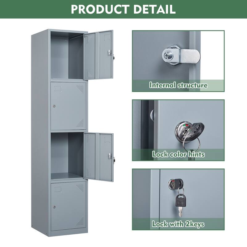 Metal Locker 4 Door