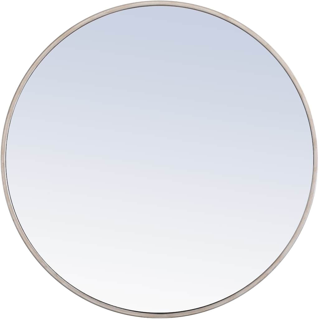 Elegant Lighting Eternity 28" Diameter Circular Beveled Metal Framed