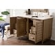 preview thumbnail 3 of 17, James Martin Vanities Portland 48" Single Vanity, Whitewashed Walnut