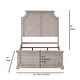 preview thumbnail 10 of 8, Palisade 6-Piece Antique White Bedroom Set by Greyson Living King
