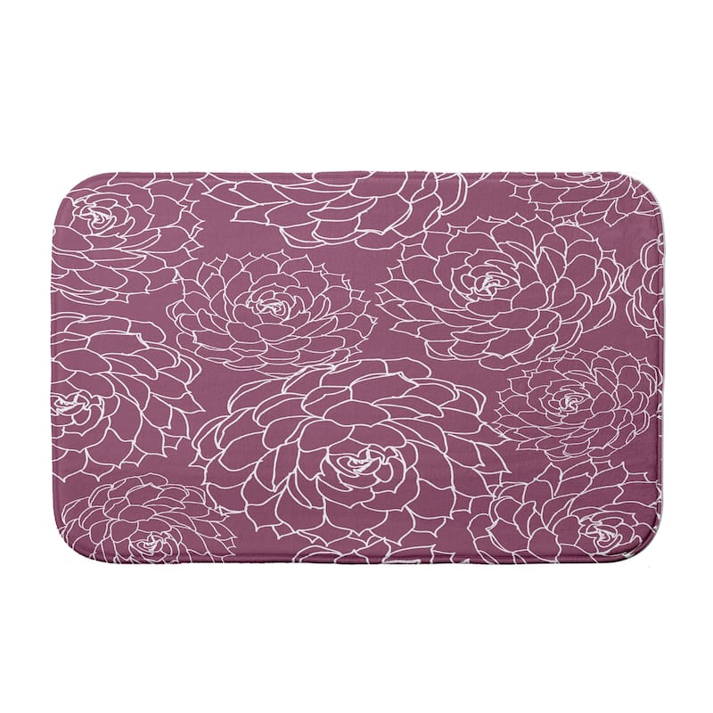 Olena Bath Mat - 21 x 34 - Purple