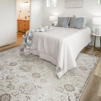 Gertmenian Flora Transitional Casual Modern Soft High-Low Polypropylene Polyester Indoor Area Rug Collection