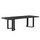 preview thumbnail 15 of 24, Kenneth Modern 95-Inch Dining Table with U-Shaped Trestle Base by Christopher Knight Home