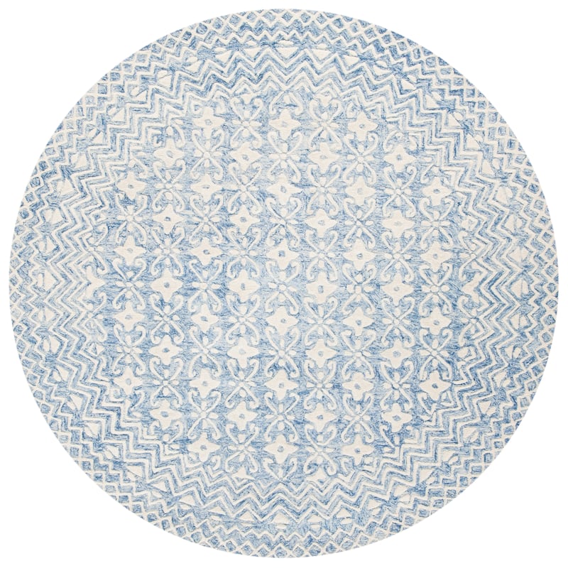 SAFAVIEH Handmade Blossom Manuela Modern Floral Wool Rug