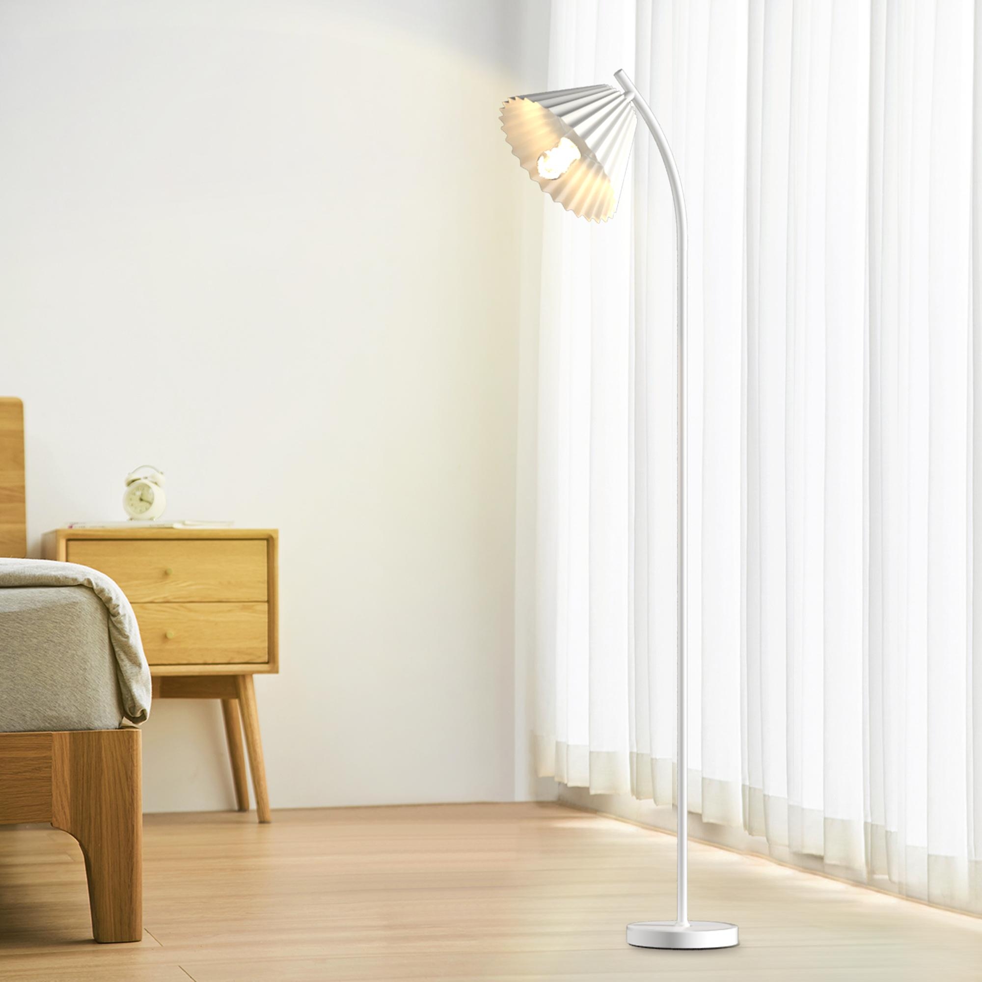 Vintage pleated floor lamp cheap