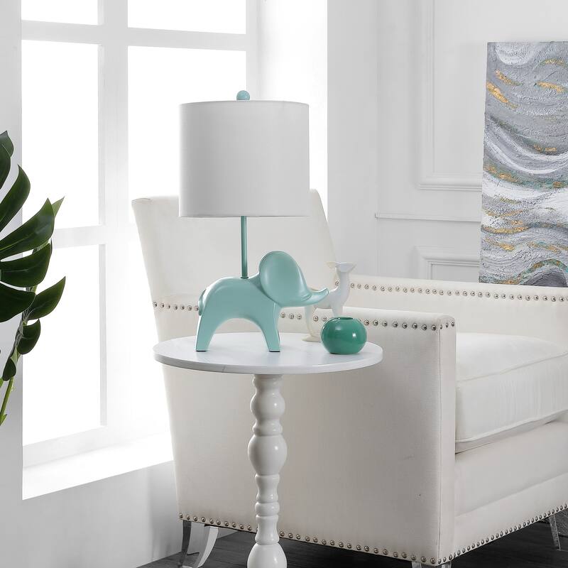 SAFAVIEH Kids Lighting Jonna 20" Elephant Lamp - 11.5"x10"x20" - 12"Wx10"Dx20"H