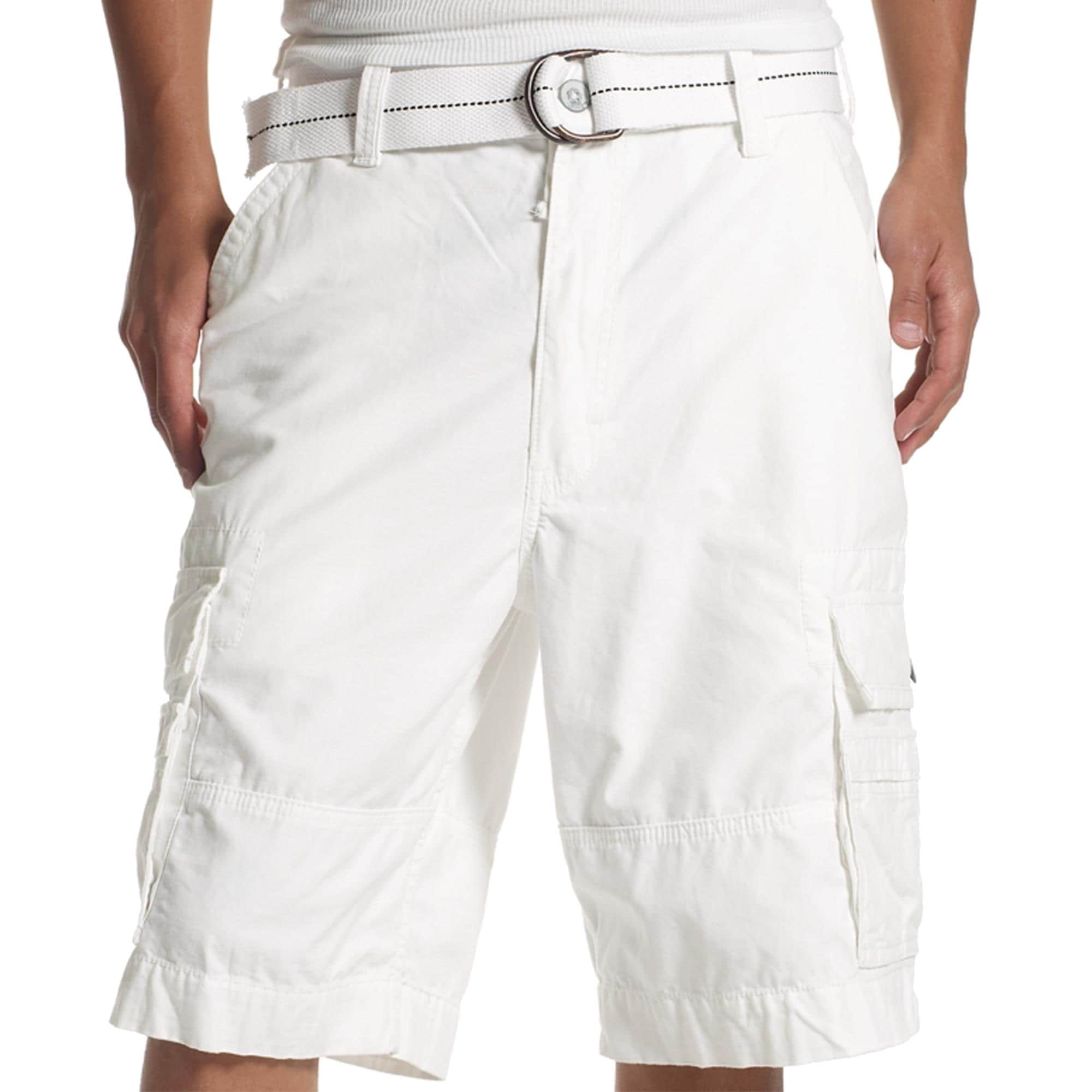 levi white cargo shorts