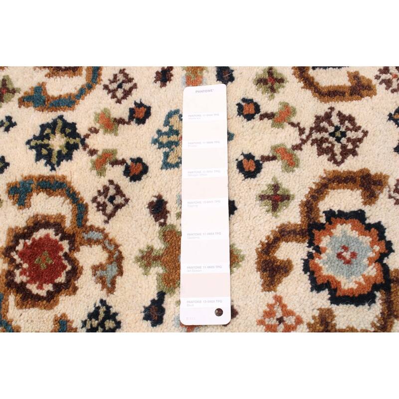 ECARPETGALLERY Hand-knotted Serapi Heritage Cream Wool Rug - 2'7 x 15'8