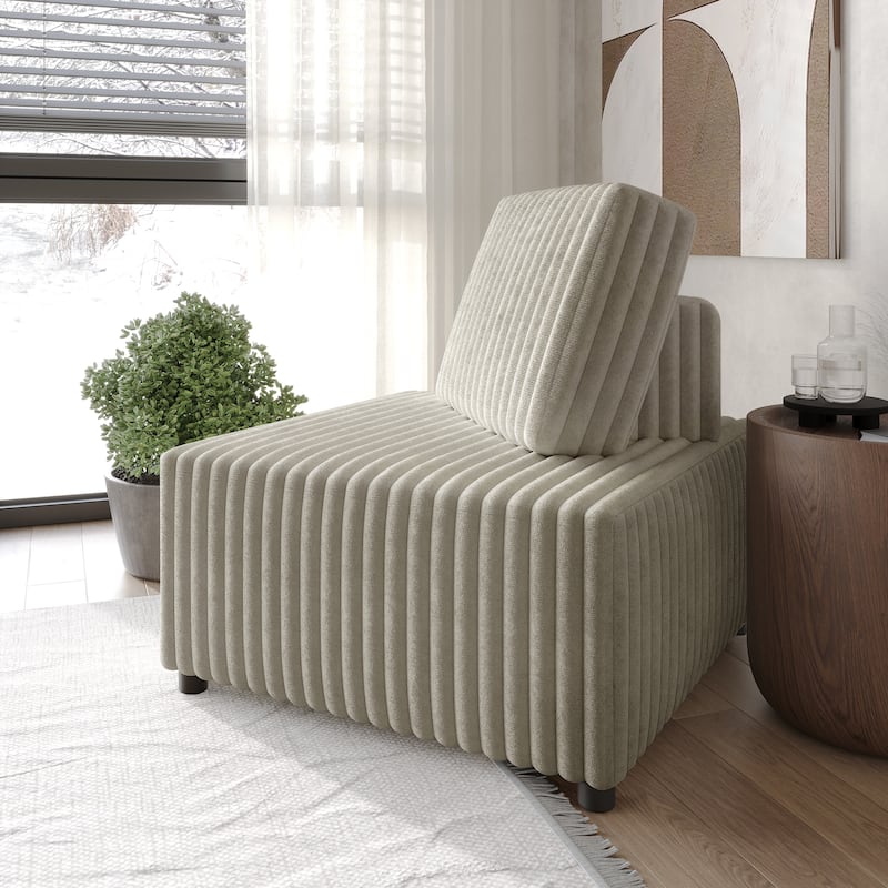 CraftPorch Luxurious Velvet Upholstered Corner seat