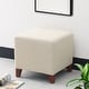 preview thumbnail 35 of 53, Adeco Simple British Style Passionate Cube Ottoman Footstool