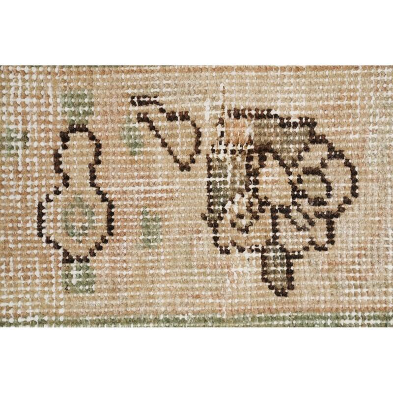 Hand Knotted Oriental 100% Wool Carpet Traditional All-Over Beige & Ivories Tabriz Area Rug - 10' 9'' X 7' 0''