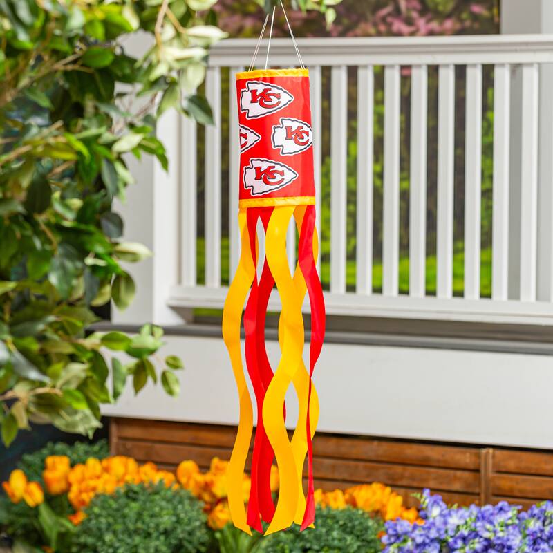 40" NFL Team Sublimated Fabric Windsock - Chiefs