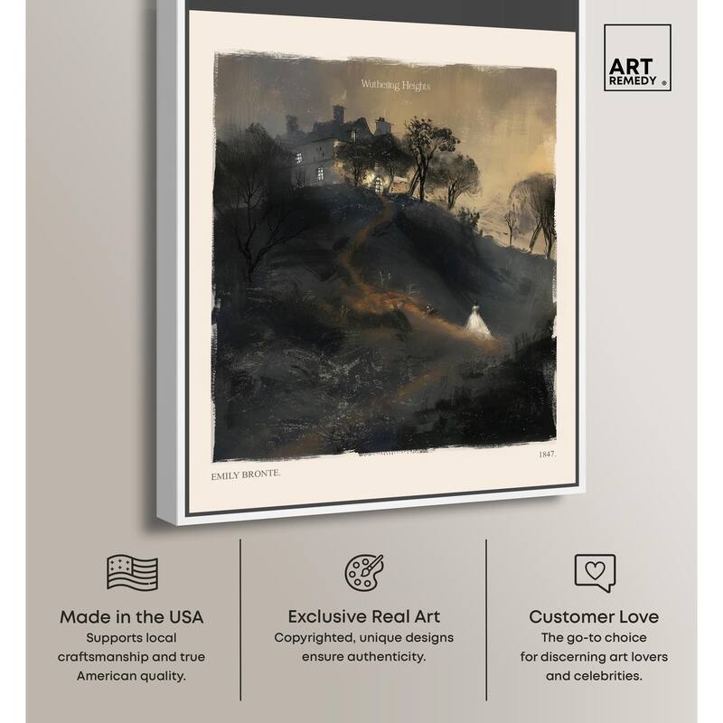 Wuthering Heights Canvas by Art Remedy