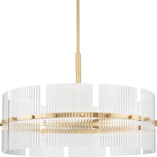 Progress Lighting P400389 Seville 6 Light 28" Wide Drum Chandelier