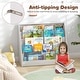preview thumbnail 8 of 8, Costway 5 Tier Kids Bookshelf with Anti-Tipping Device Kids-friendly - See Details