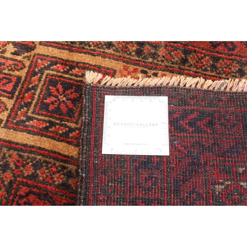 ECARPETGALLERY Hand-knotted Teimani Brown Wool Rug - 2'11 x 5'0