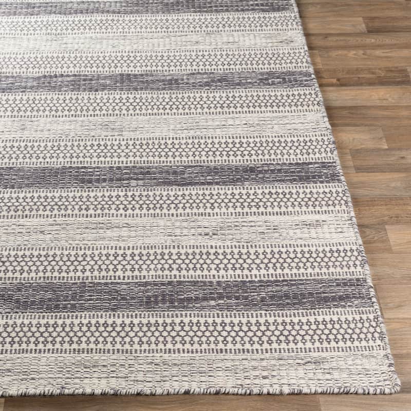 Livabliss Arica Handmade Casual Stripe Wool Area Rug