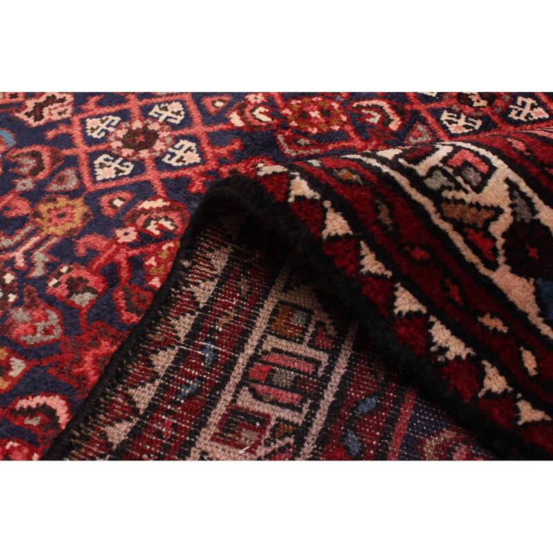 ECARPETGALLERY Hand-knotted Andelz Dark Navy Wool Rug - 3'5 x 10'6