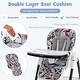 preview thumbnail 22 of 36, Babyjoy Folding High Chair Convertible Height Adjustable Baby Feeding - See Details