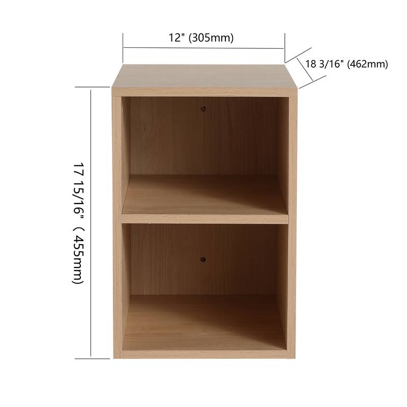 GDFStudio - Emerson Stylish Wall-Mounted Bathroom Vanity with Soft-Close Doors and Ceramic Sink