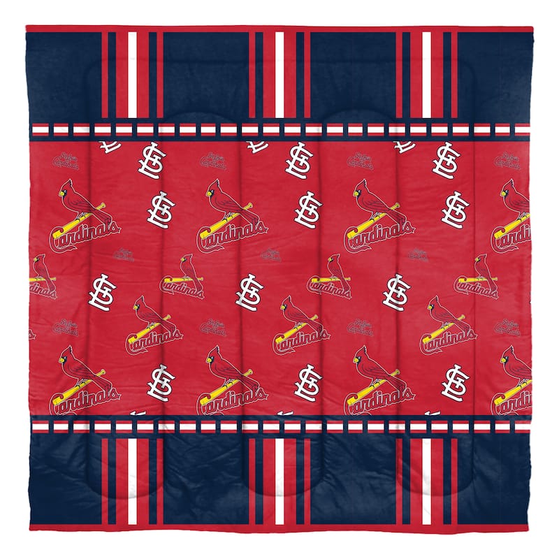 MLB St Louis Cardinals Rotary 5-piece Full Bed In a Bag Set