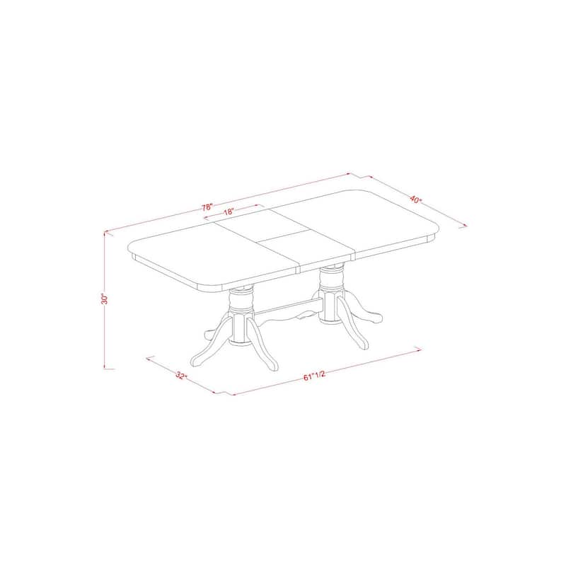 HomeStock 7-Piece Buttermilk and Cherry Finish Solid Wood Top Dining Table with 6 Chairs with Lattice Back