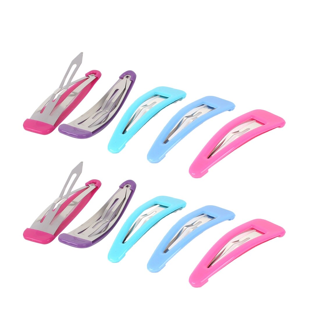 plastic hair slides