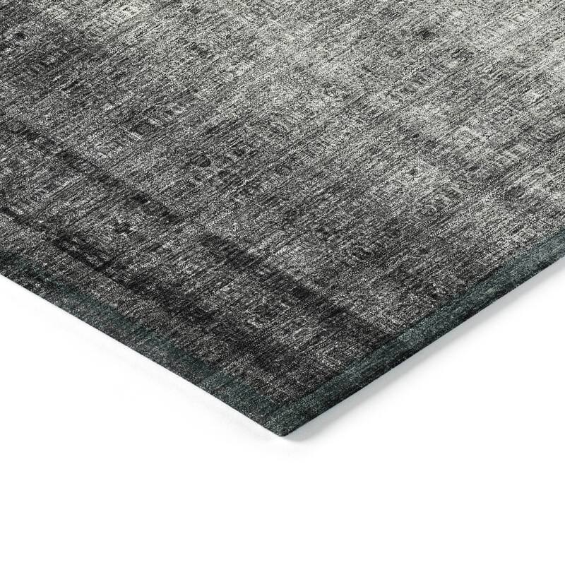 Machine Washable Indoor/ Outdoor Contemporary Ombre Chantille Rug