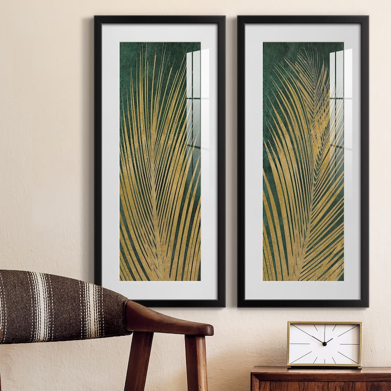 Golden Palm I-Premium Gallery Framed Print - Ready to Hang