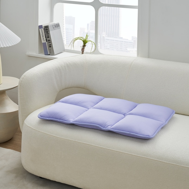 As Cool As The Other Side of The Pillow - Dog's First Coma Inducer Comforter - Purple Heather - 20" x 30"