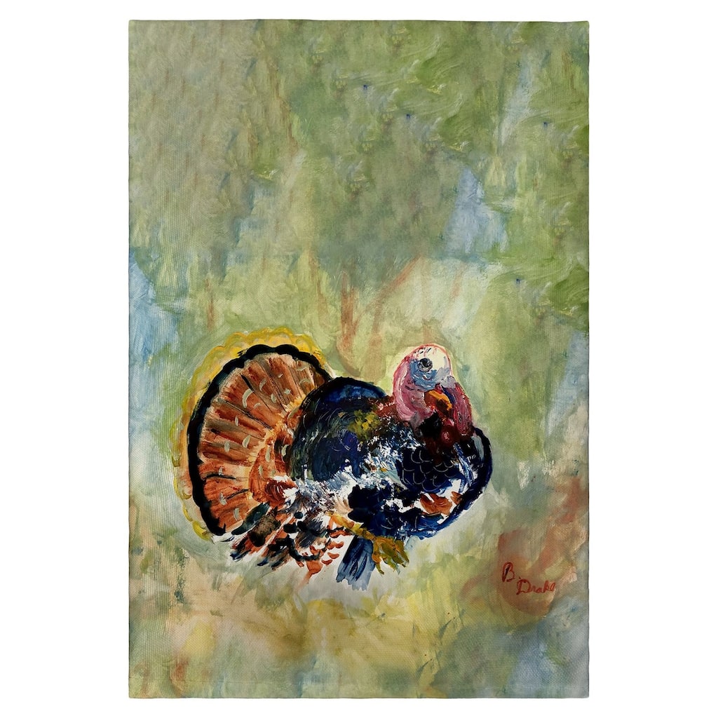 Colorful Turkey Guest Towel - 20x20