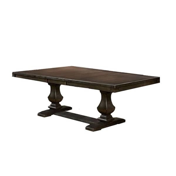 slide 2 of 5, Transitional Style Dining Table in Espresso Finish