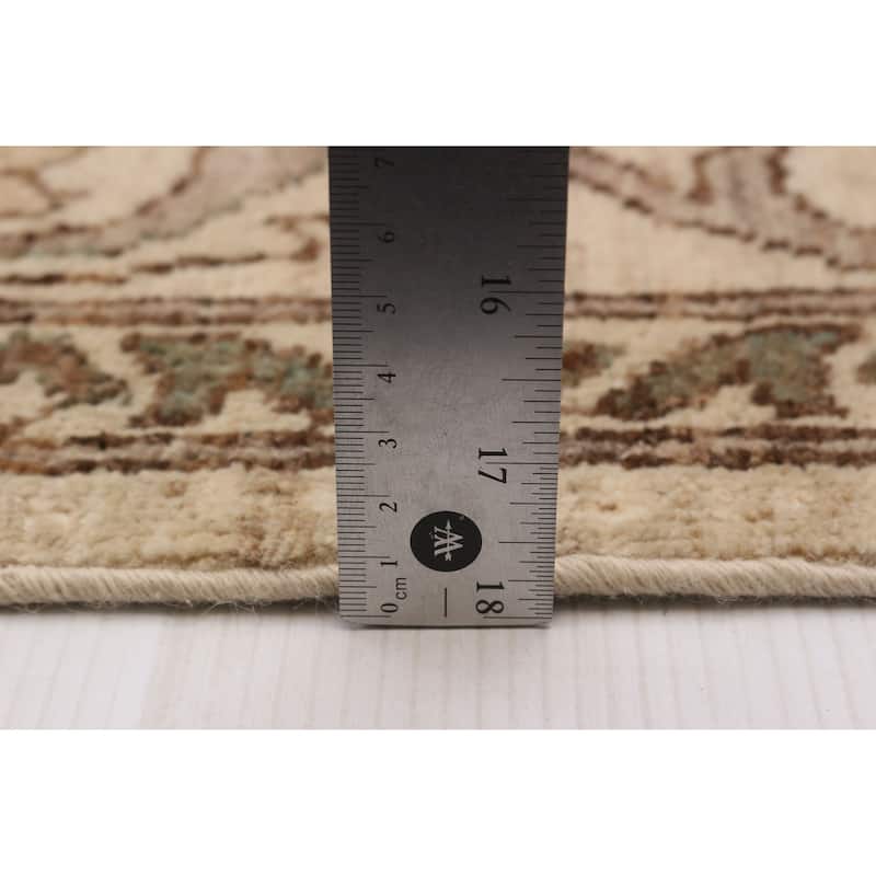 ECARPETGALLERY Hand-knotted Chobi Finest Cream Wool Rug - 5'11 x 8'9