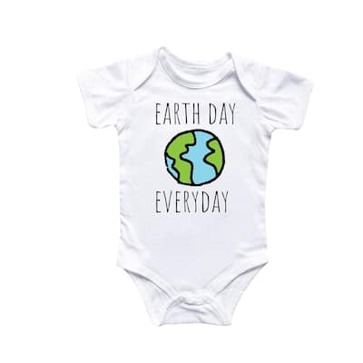 Earth Day - Baby Boy Girl Clothes Infant Bodysuit Funny Cute Newborn