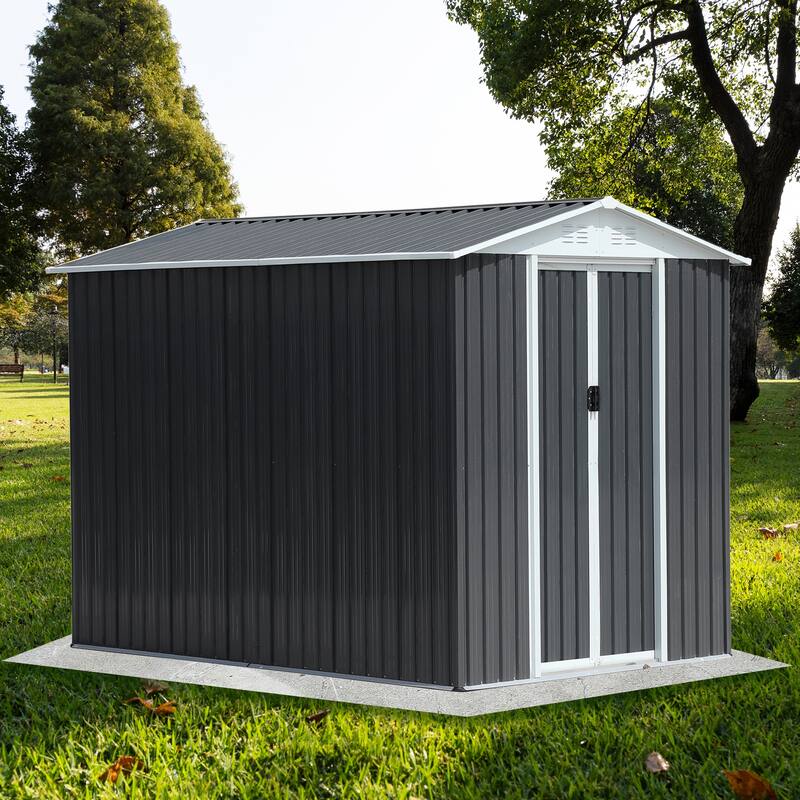 6FTx9FT Heavy-Duty Water-Resistant Outdoor Storage Shed