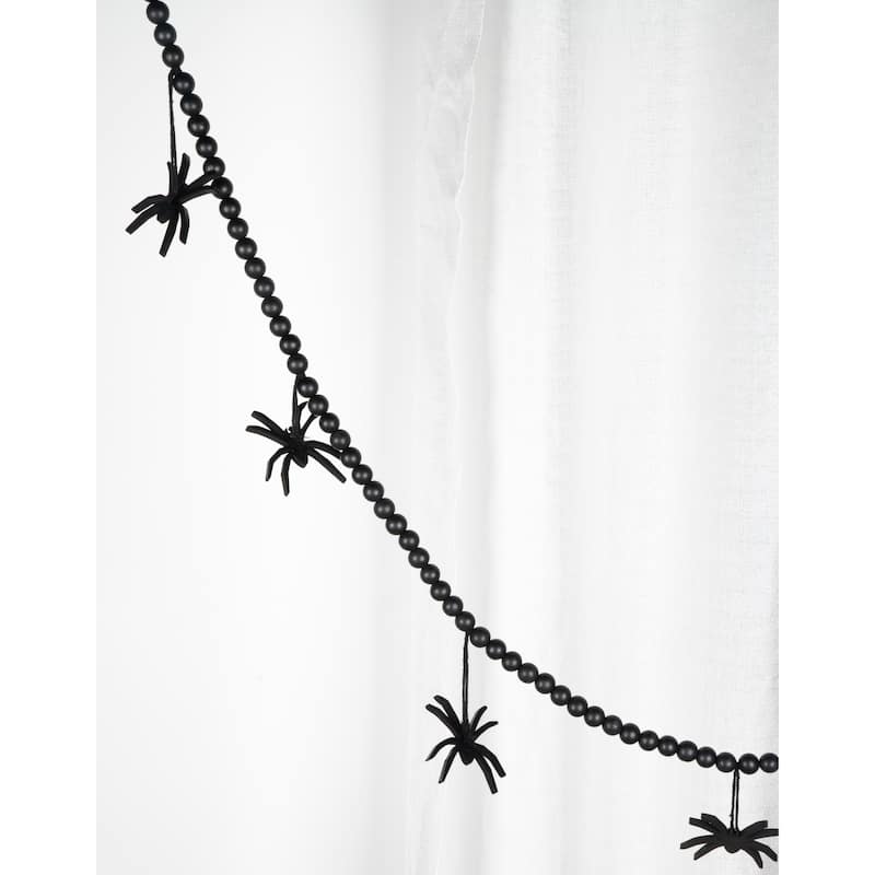 Becki Owens Halloween Themed 45" Garland by DesignStyles - Black