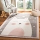 preview thumbnail 2 of 12, SAFAVIEH Carousel Kids Yuha Cat Rug 3'3" x 5'3" - Pink/Grey - Rectangle