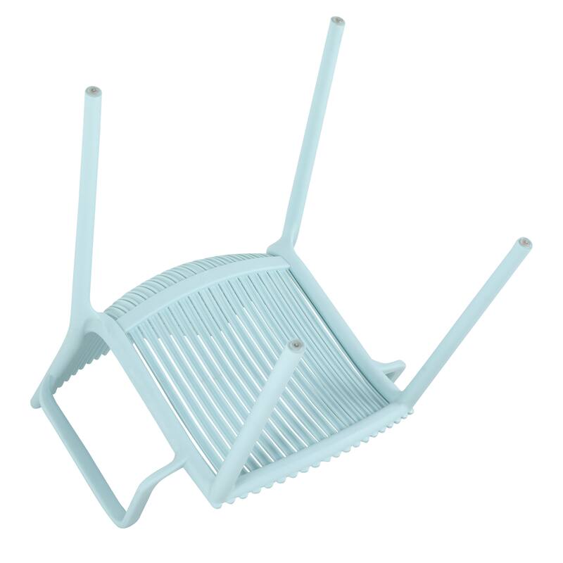 BNK Modern Polypropylene Stackable Armchair, Indoor/Outdoor Use (Set of 4)