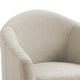 preview thumbnail 42 of 92, Modern Upholstered Swivel Barrel Chair Living Room Accent Chair